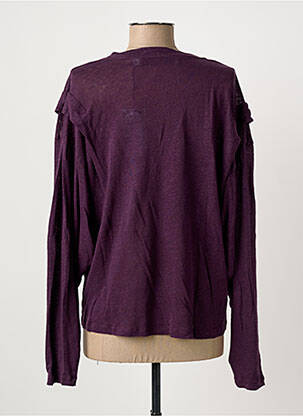Pull col v manches longues violet IRO femme