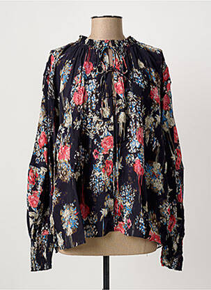 Blouse imprimé fleurs manches longues noir IRO femme