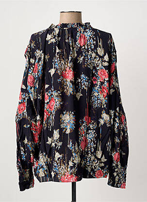 Blouse imprimé fleurs manches longues noir IRO femme