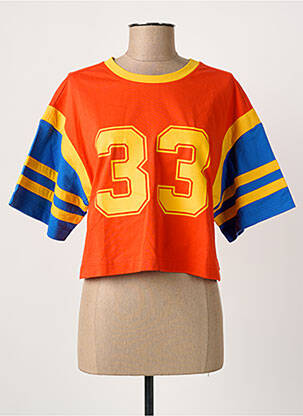 T-shirt orange LAURENCE BRAS femme