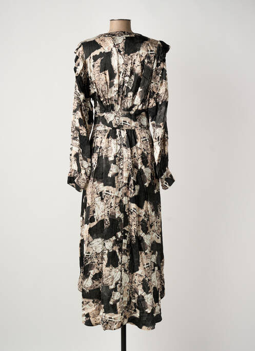 Robe longue manches longues manches longues gris IRO femme