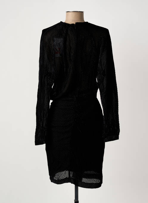 Robe mi-longue manches longues manches longues noir IRO femme