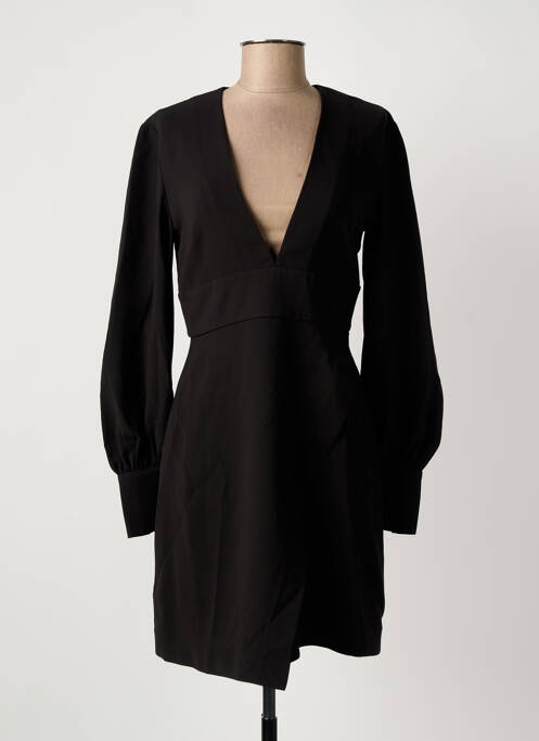 Robe courte fermeture zippée au dos manches longues noir IRO femme