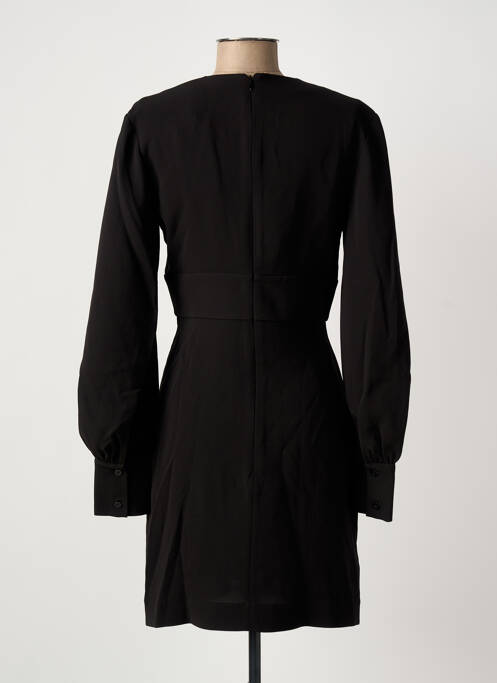 Robe courte fermeture zippée au dos manches longues noir IRO femme