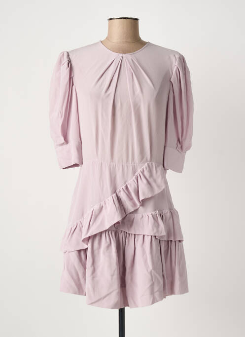 Robe courte manches 3/4 manches 3/4 violet IRO femme