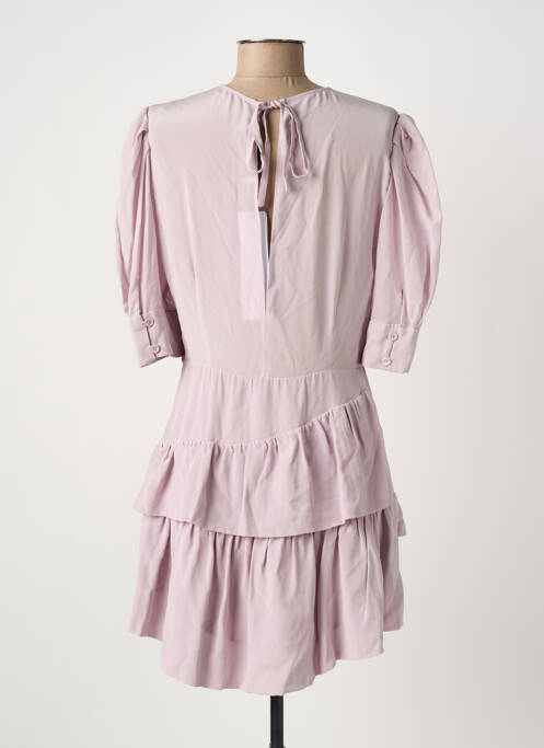 Robe courte manches 3/4 manches 3/4 violet IRO femme