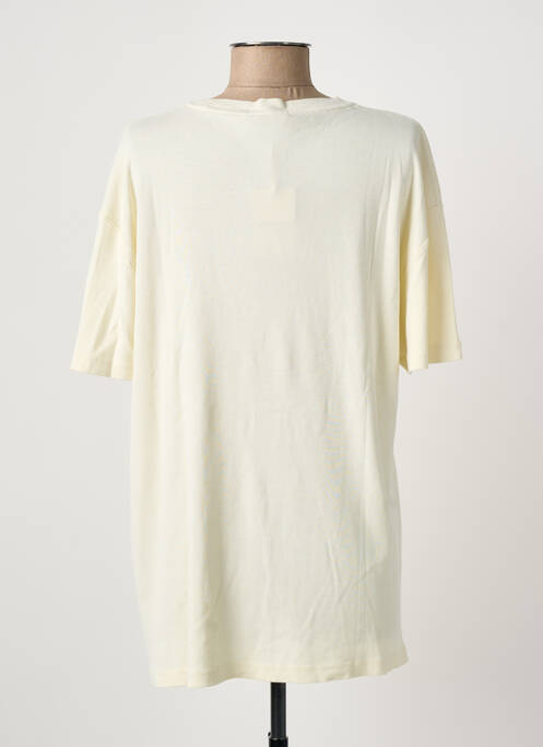 T-shirt imprimé fantaisie manches courtes jaune RAGDOLL femme