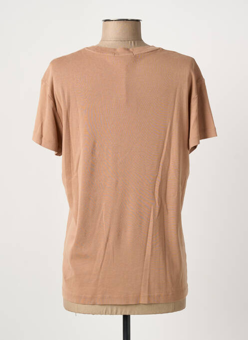 T-shirt imprimé fantaisie manches courtes marron RAGDOLL femme