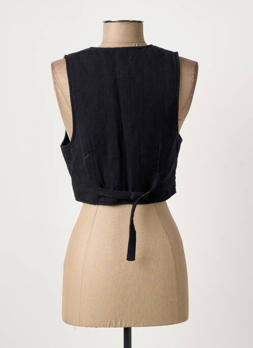 Gilet sans manche noir LAURENCE BRAS femme