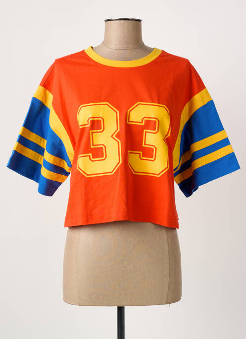 T-shirt orange LAURENCE BRAS femme