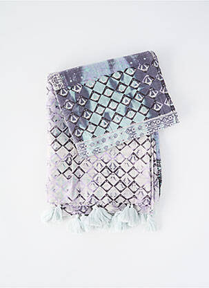 Col / tour de cou imprimé fantaisie gris PIECES femme
