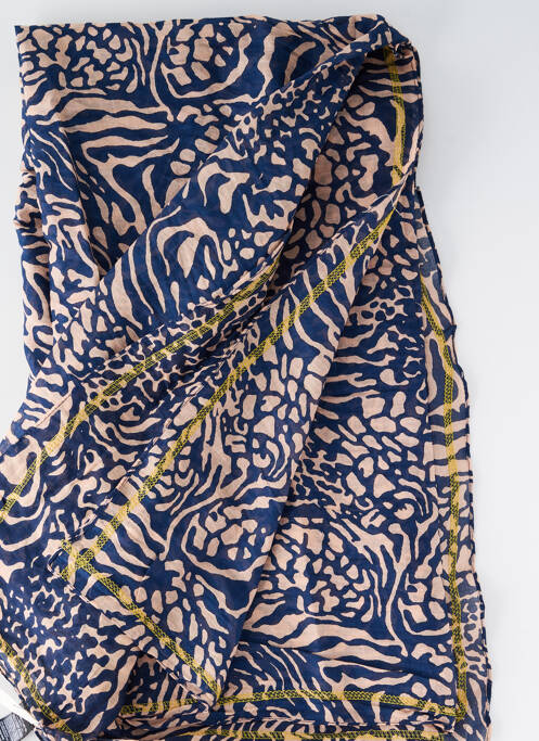 Foulard bleu PIECES femme