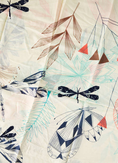 Foulard beige PIECES femme