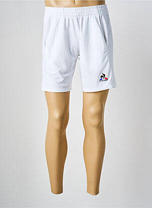 Short poches taille normale blanc LE COQ SPORTIF homme