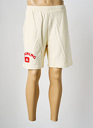 Short fermeture liens à nouer taille normale beige KAPPA homme