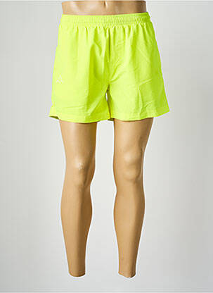 Short poches taille normale jaune KAPPA homme