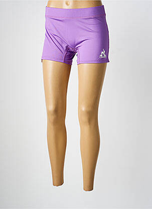 Short taille normale taille normale violet LE COQ SPORTIF femme