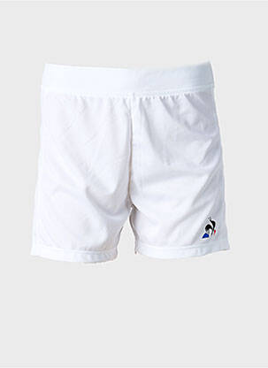 Short fermeture liens à nouer taille normale blanc LE COQ SPORTIF homme