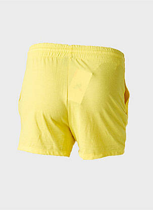 Short sport multisport taille élastique jaune LE COQ SPORTIF garçon