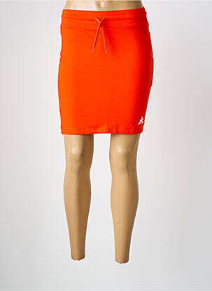 Jupe mi-longue taille normale orange LE COQ SPORTIF femme