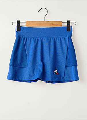 Jupe short coupe trapèze bleu LE COQ SPORTIF femme