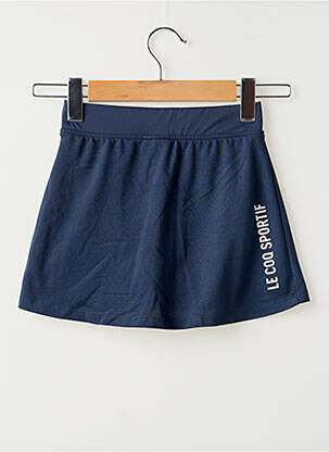 Jupe short coupe trapèze bleu LE COQ SPORTIF femme