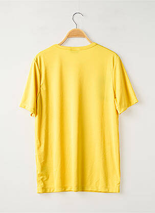 T-shirt stretch manches courtes jaune LE COQ SPORTIF enfant