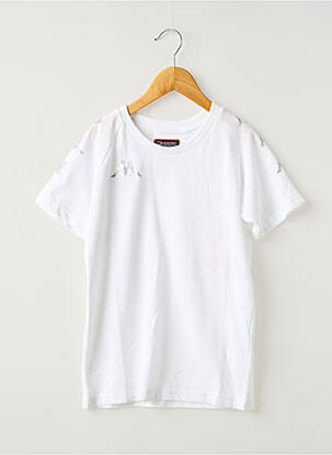 T-shirt stretch manches courtes blanc KAPPA enfant