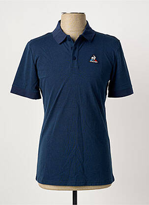 Polo coupe cintrée manches courtes bleu LE COQ SPORTIF homme