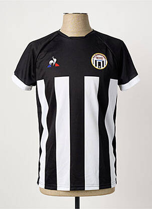 T-shirt broderie manches courtes noir LE COQ SPORTIF homme