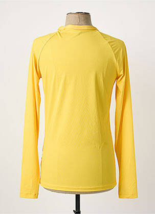 T-shirt coupe cintrée manches longues jaune LE COQ SPORTIF homme