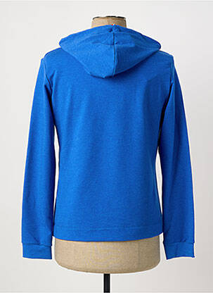 Sweat-shirt à capuche broderie manches longues bleu LE COQ SPORTIF homme