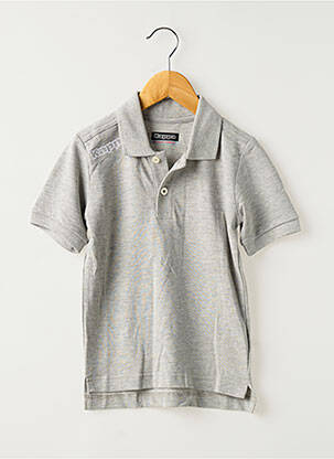 Polo gris KAPPA enfant