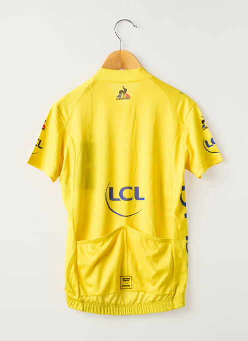 T-shirt stretch manches courtes jaune LE COQ SPORTIF enfant