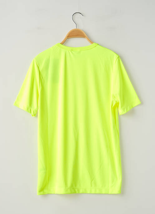 T-shirt stretch manches courtes jaune LE COQ SPORTIF enfant