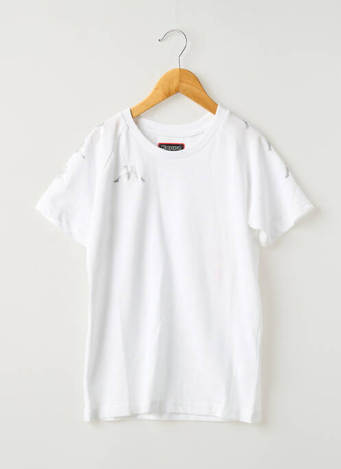 T-shirt stretch manches courtes blanc KAPPA enfant