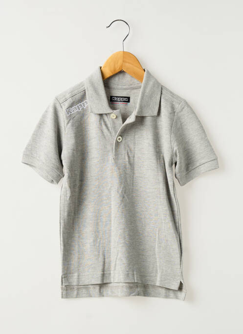 Polo manches courtes gris KAPPA enfant