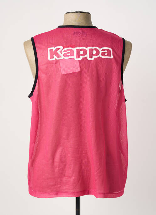 Débardeur coupe droite sans manche rouge KAPPA homme