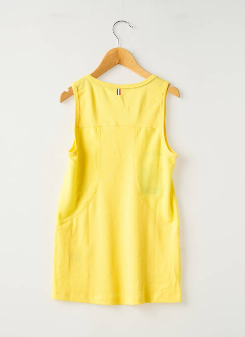 Débardeur coupe droite sans manche jaune LE COQ SPORTIF homme