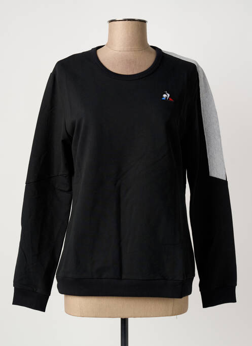 Sweat-shirt noir LE COQ SPORTIF femme