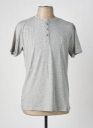 T-shirt coupe cintrée manches courtes gris PIERRE CARDIN homme