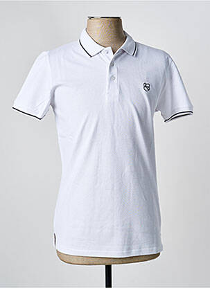 Polo blanc AMERICAN COLLEGE homme