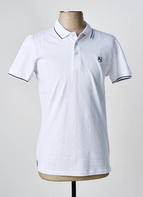 Polo blanc AMERICAN COLLEGE homme