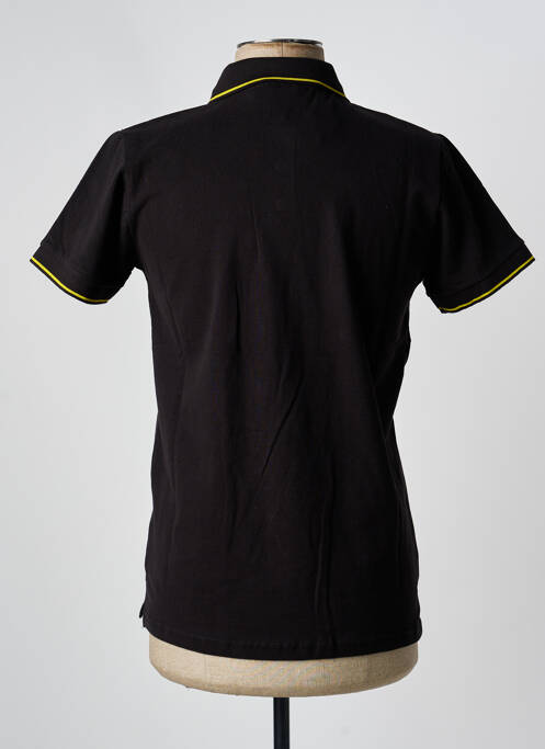 Polo noir AMERICAN COLLEGE homme
