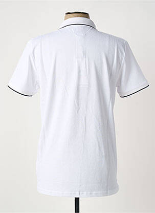 Polo coupe droite manches courtes blanc U.S ATHLETIC homme