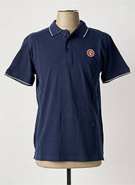 Polo coupe droite manches courtes bleu U.S ATHLETIC homme
