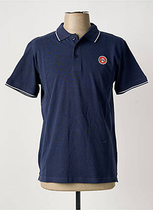Polo coupe droite manches courtes bleu U.S ATHLETIC homme