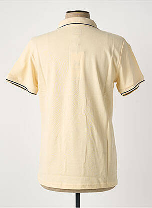 Polo coupe droite manches courtes beige U.S ATHLETIC homme