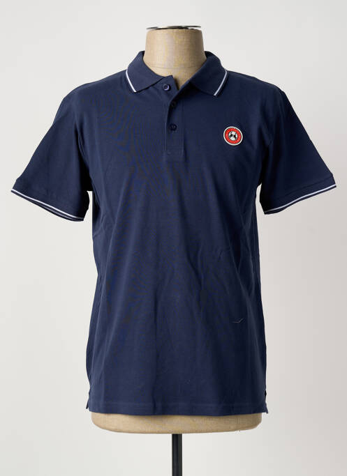 Polo coupe droite manches courtes bleu U.S ATHLETIC homme