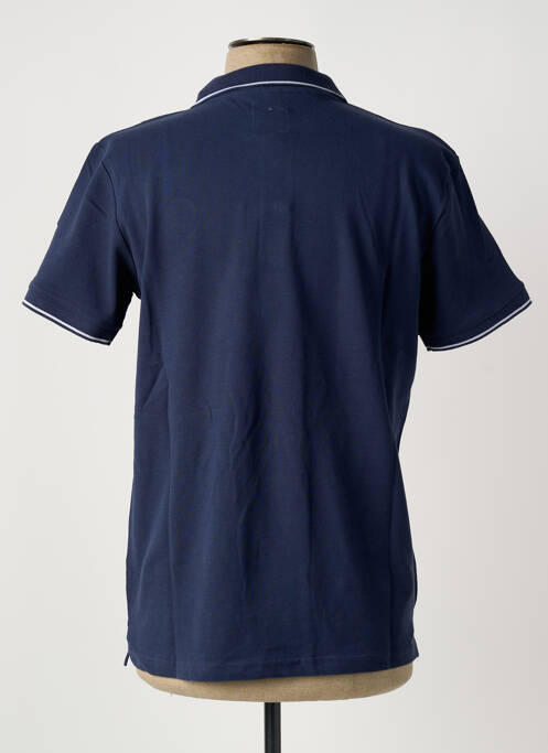 Polo coupe droite manches courtes bleu U.S ATHLETIC homme